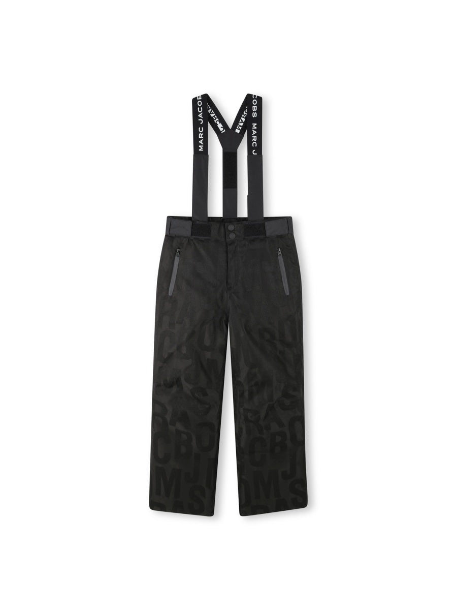 Ski Suit Black Cotton Trousers
