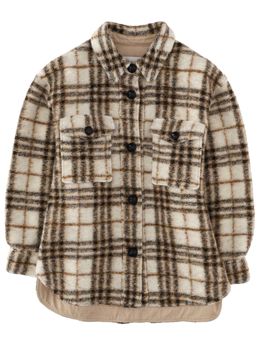 Shirt Powder Color Virgin Wool