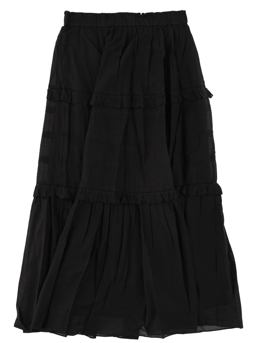 Volody Skirt Black Cotton