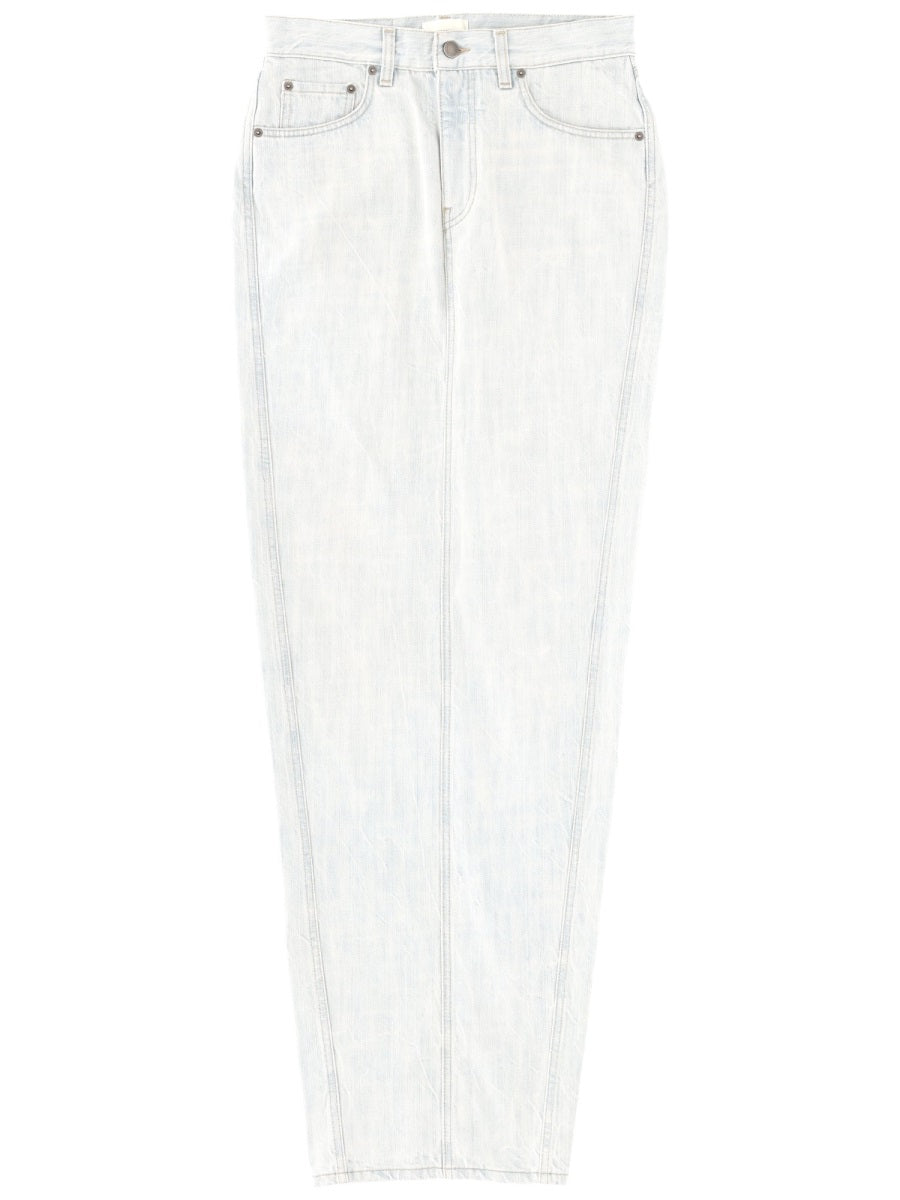 Long Denim Skirt Azure Recycled Cotton