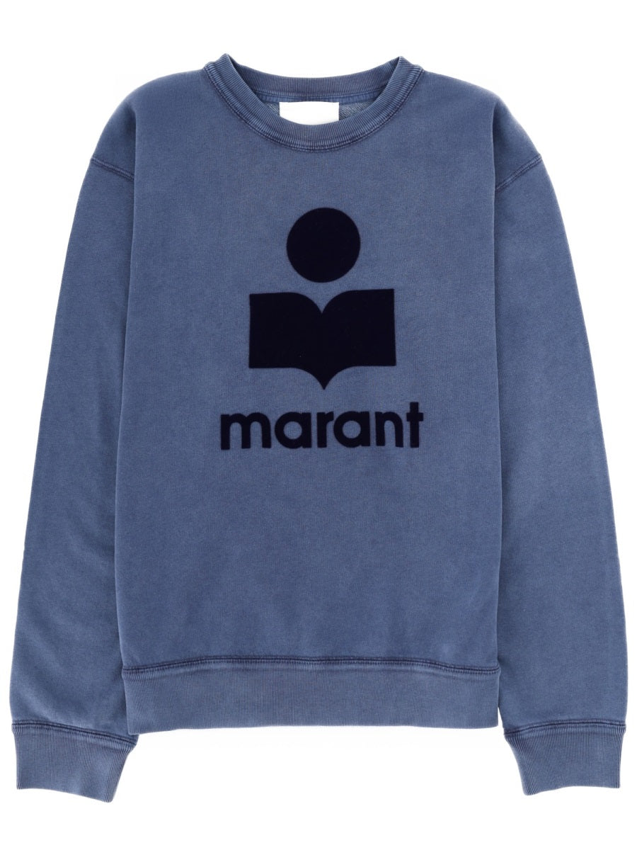 Mikoy Sweatshirt Blue Main: Cotton Sweatshirts