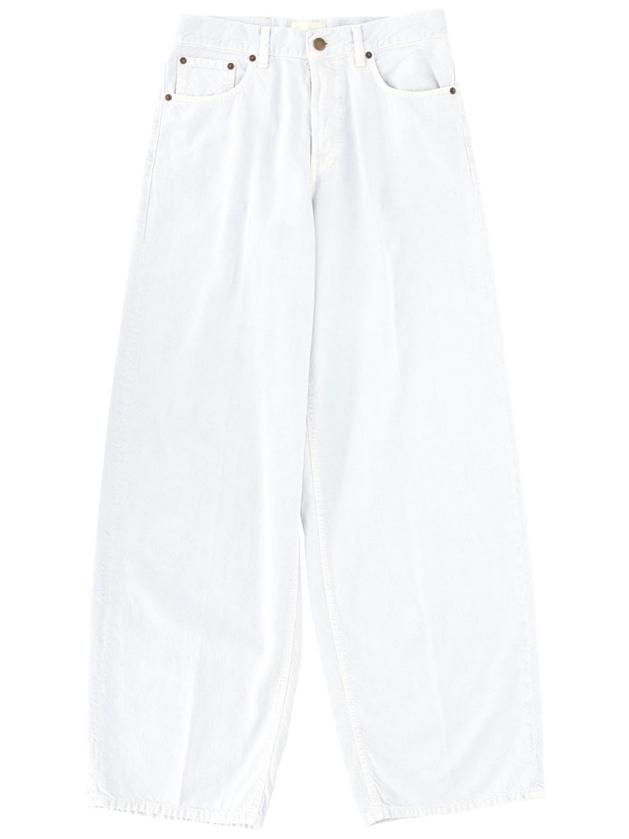 Bethany Pants White Cotton Jean