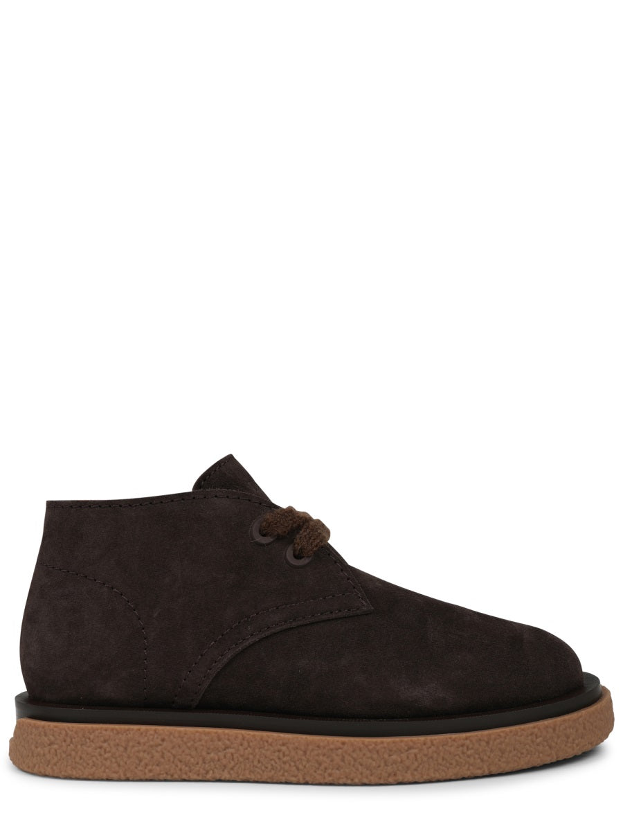 Boots Suede Brown Leather