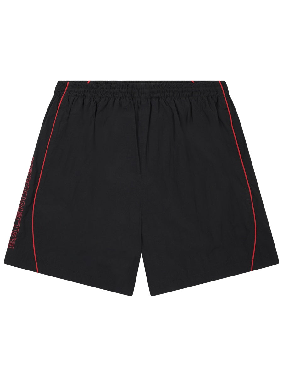 Sports Shorts Black Polyamide