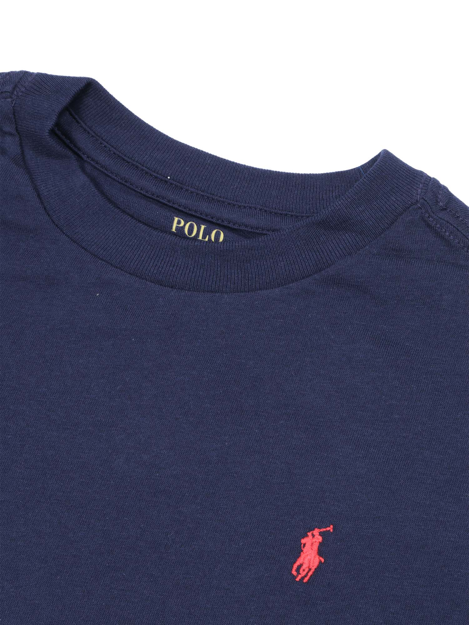 SS CN-TOPS-T-SHIRT Blue Cotton Short Sleeves T-shirt