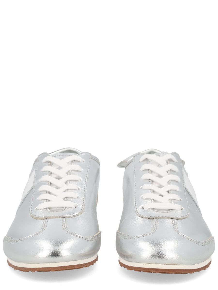 Astra Sneaker Silver Leather Trainers