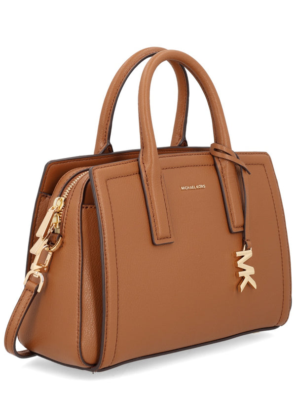 Handbag Laila Small Brown Leather Hand Bags