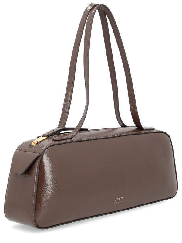Simona Shoulder Bag Brown Calf Leather