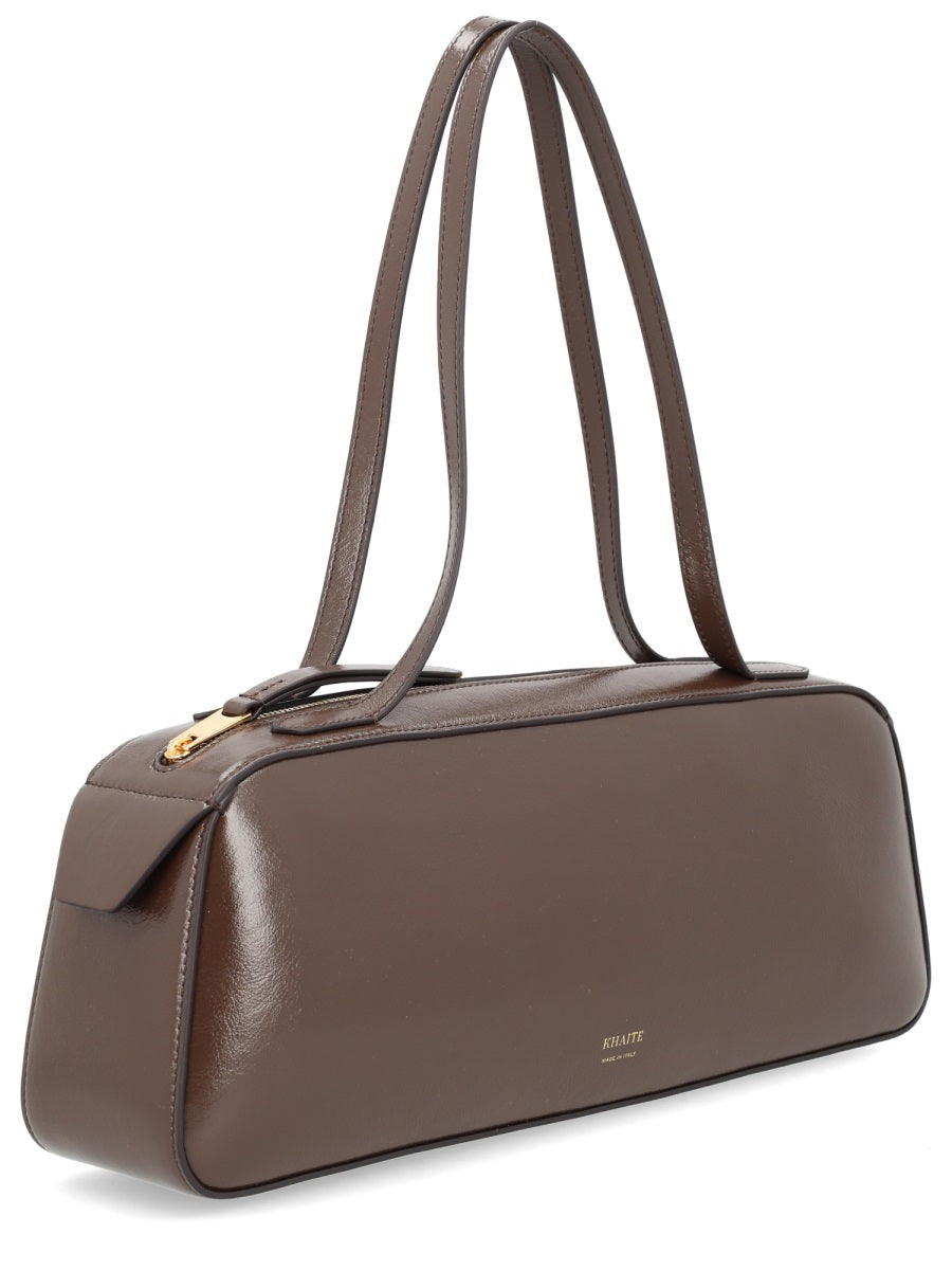 Simona Shoulder Bag Brown Calf Leather