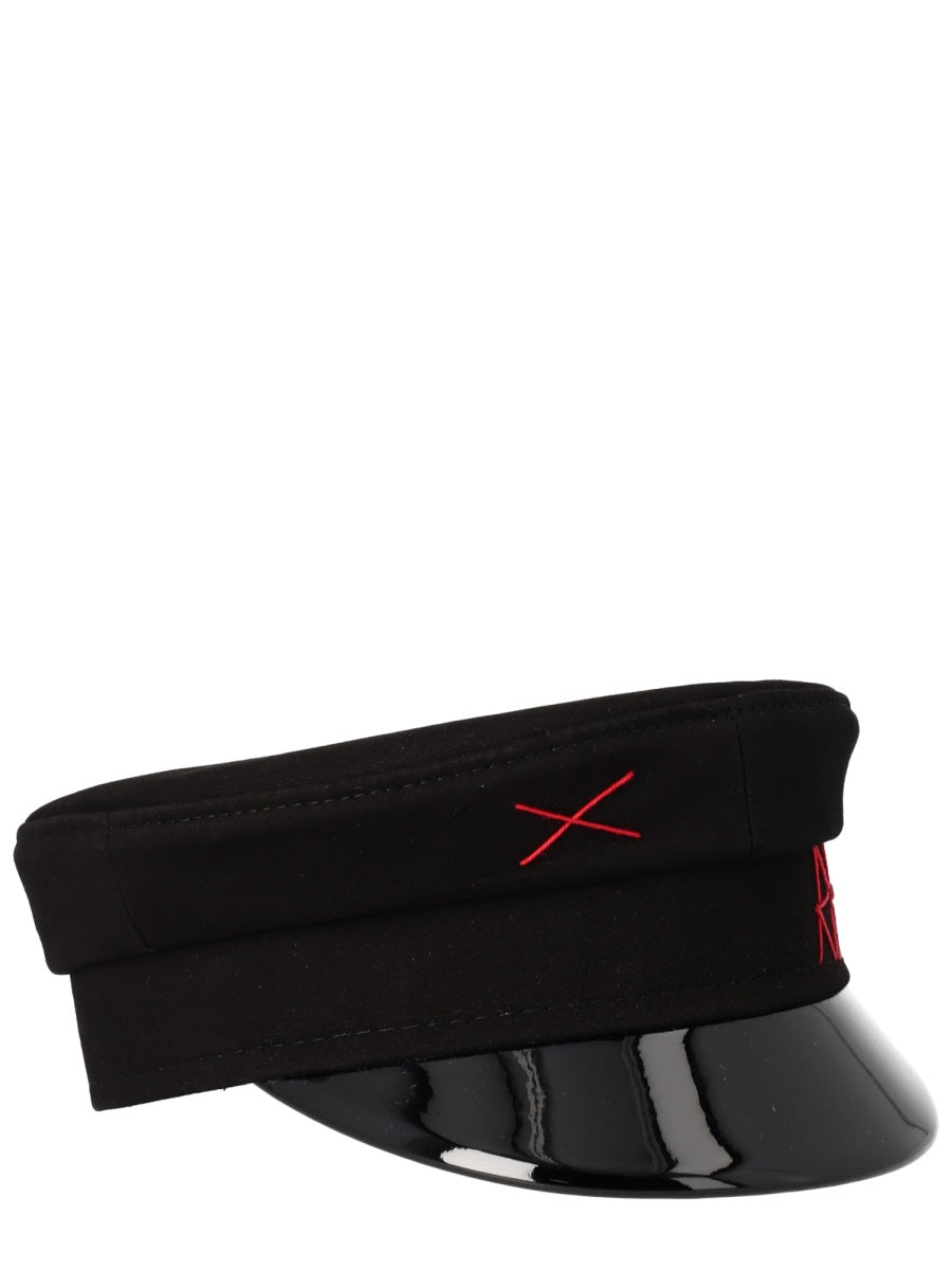 Black Baker Boy Hat Cotton