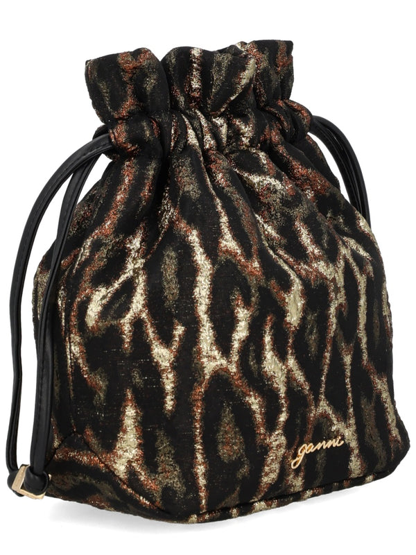 Bucket Bag Bronze Recycled Polyester Handbags