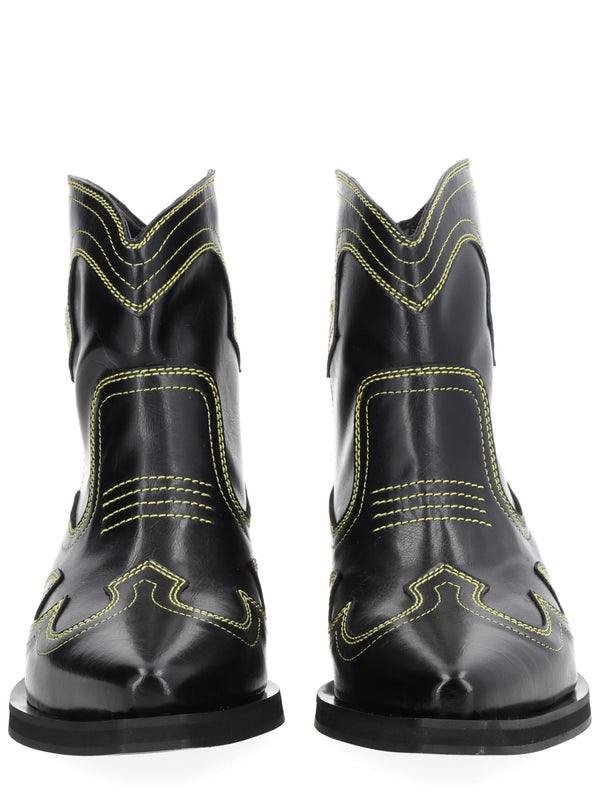 Low Shaft Boot Black Polyurethane