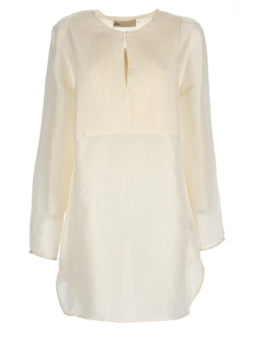 Linen Tunicas Ivory Tops