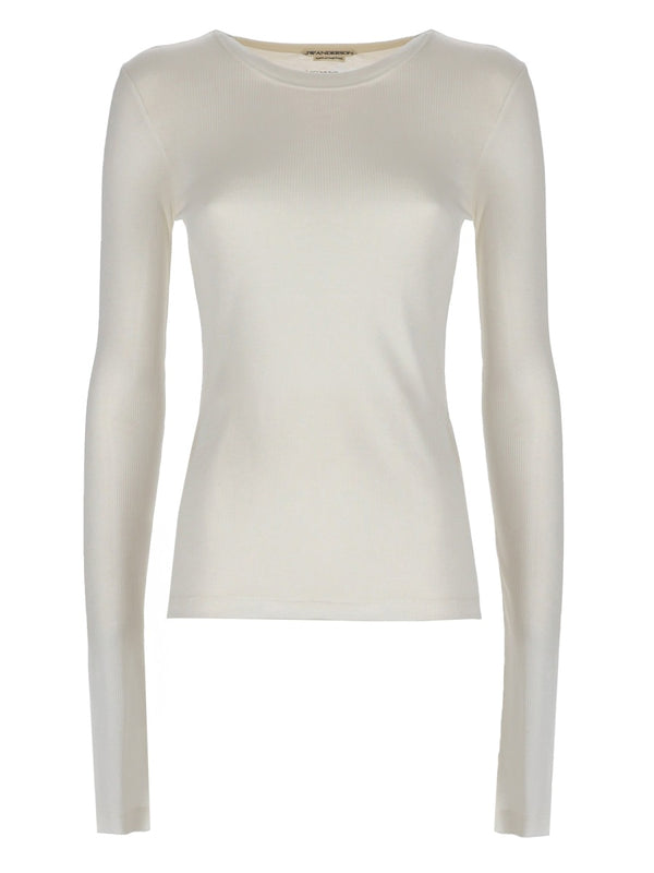 Long-Sleeved T-Shirt White Modal