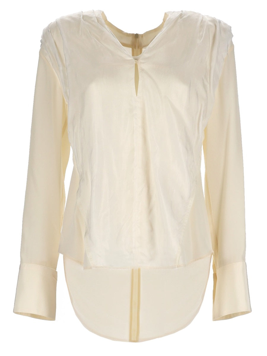 Silk Top Ivory Tops
