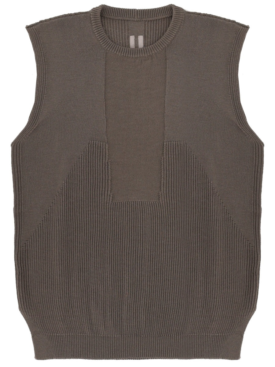 Knitted Top Brown New Wool Tops