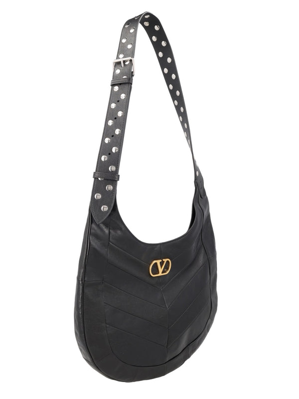 Hobo Bag Hoboho Black Leather Shoulder