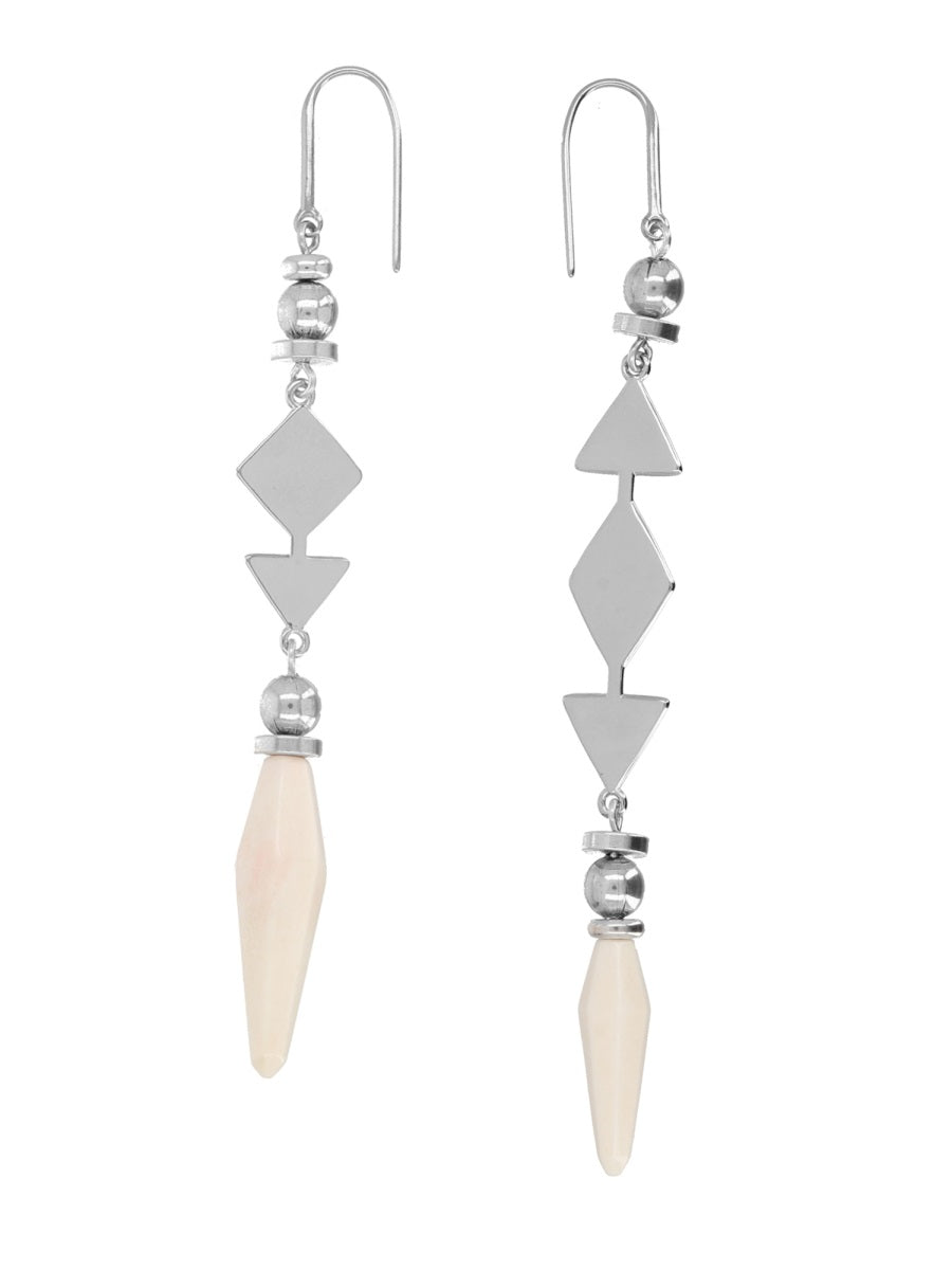 Ida Earrings Powder Brass