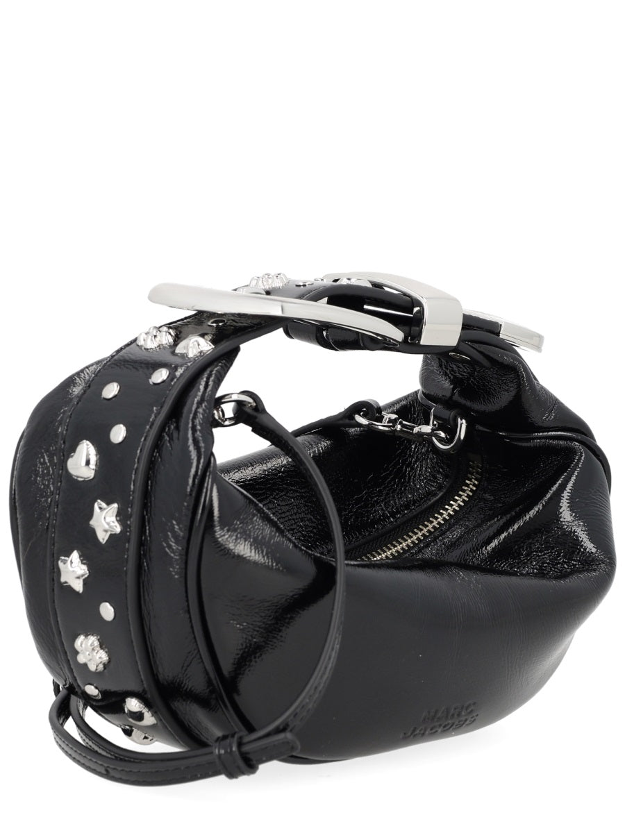 Party Lamb Leather Bag Black Handbags