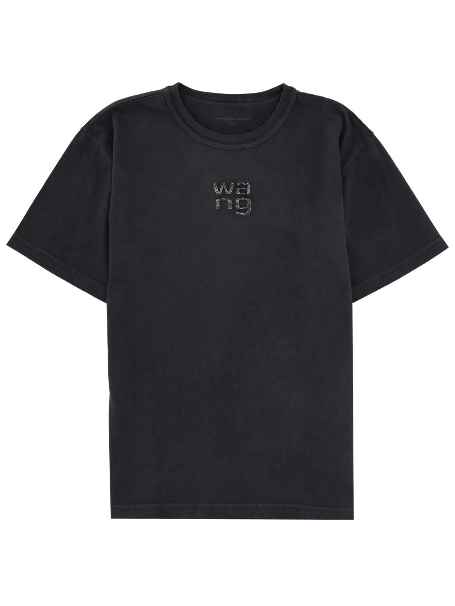 Logo T-Shirt Black Cotton T-shirts