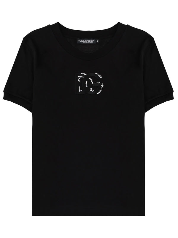 Logo T-Shirt Black Cotton T-shirts