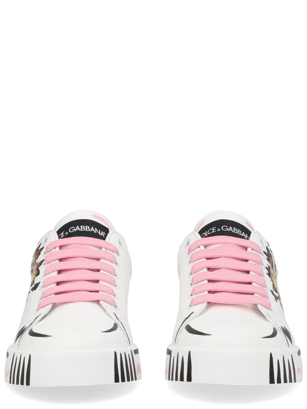 Portofino Sneaker Pink Leather Trainers
