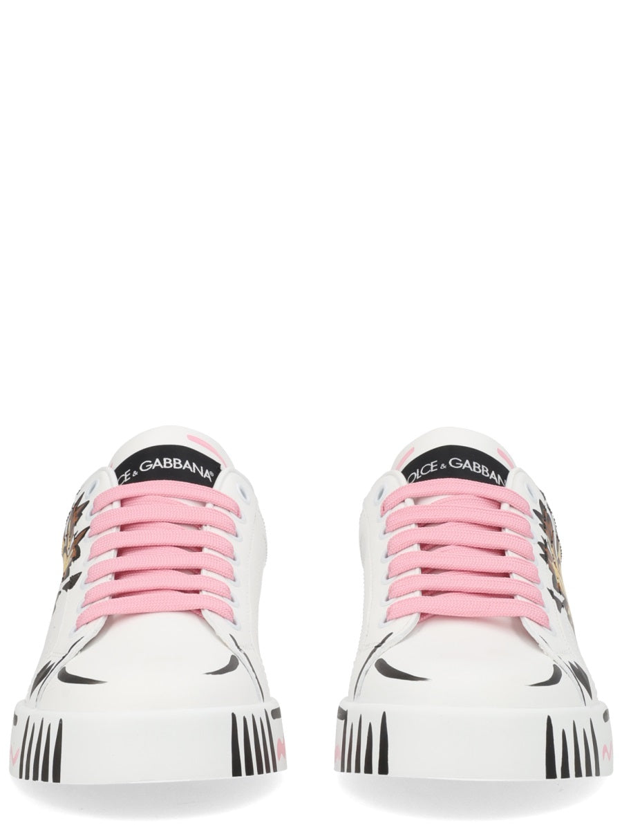 Portofino Sneaker Pink Leather Trainers