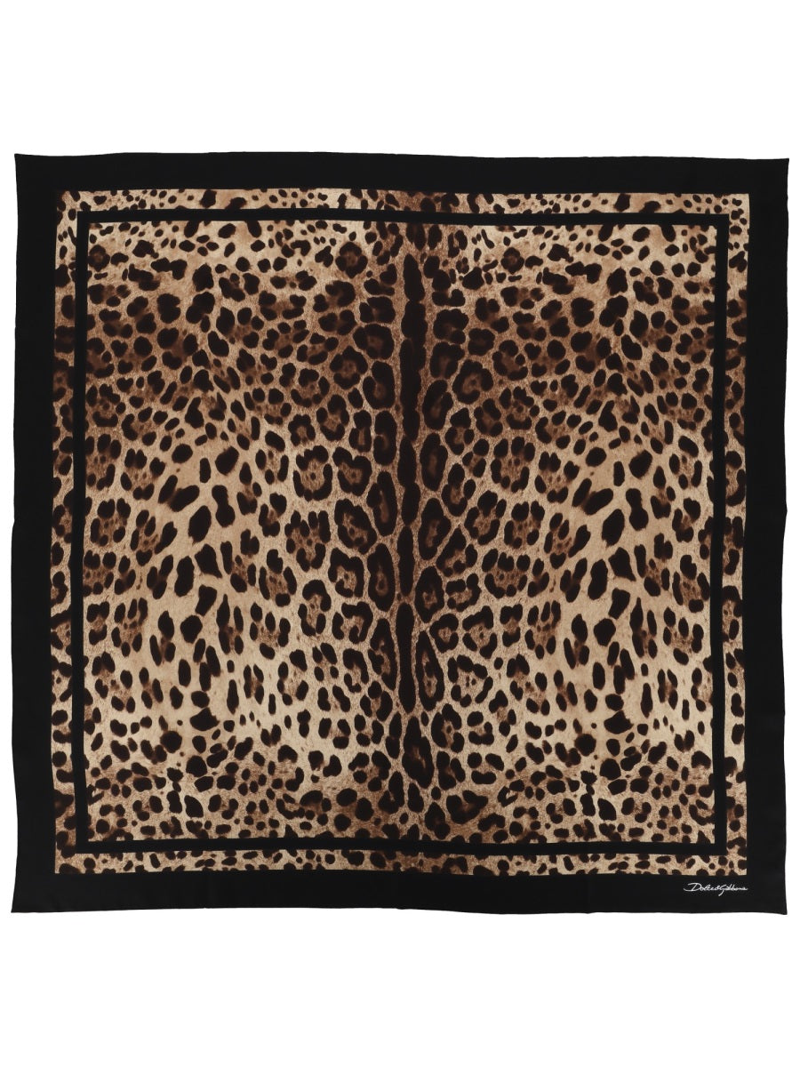 Silk Scarf Brown