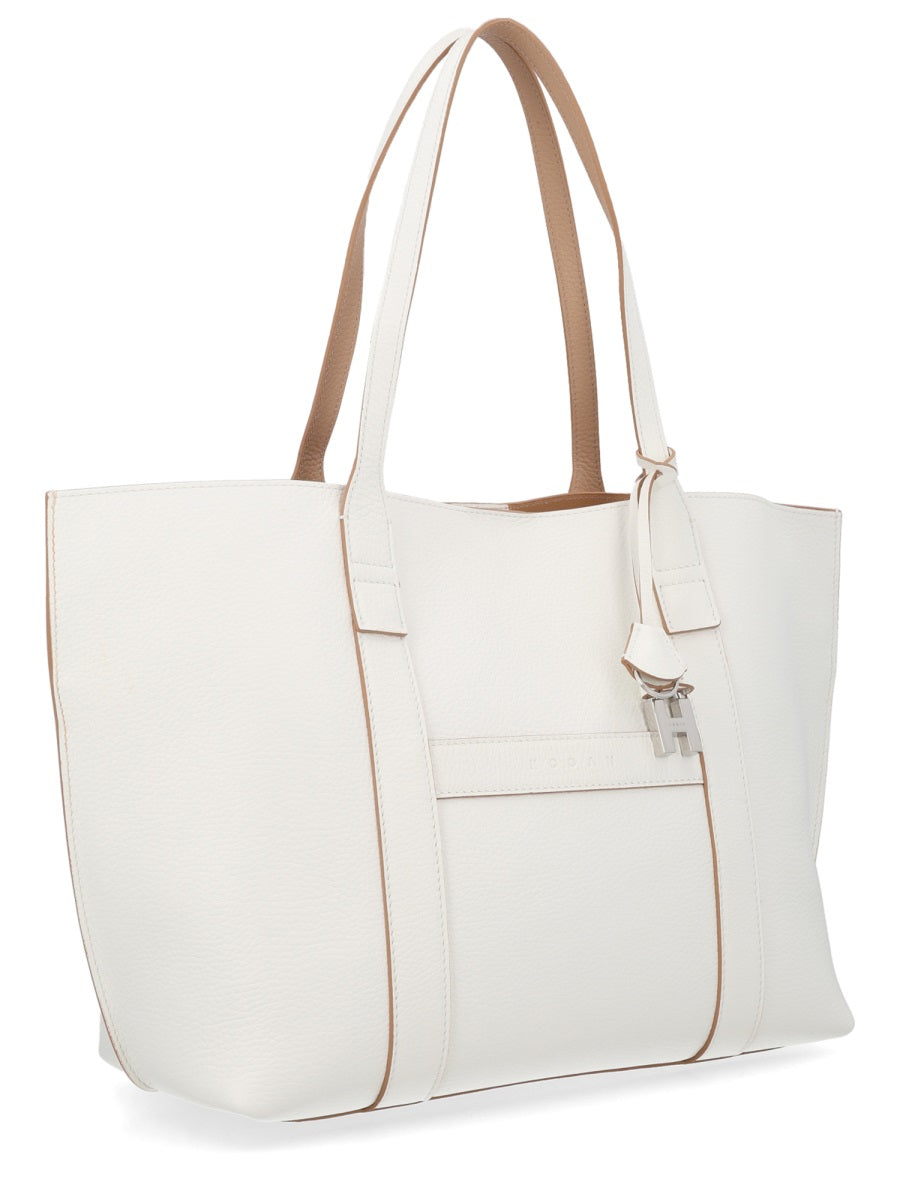 Shoulder Bag White Calf Leather