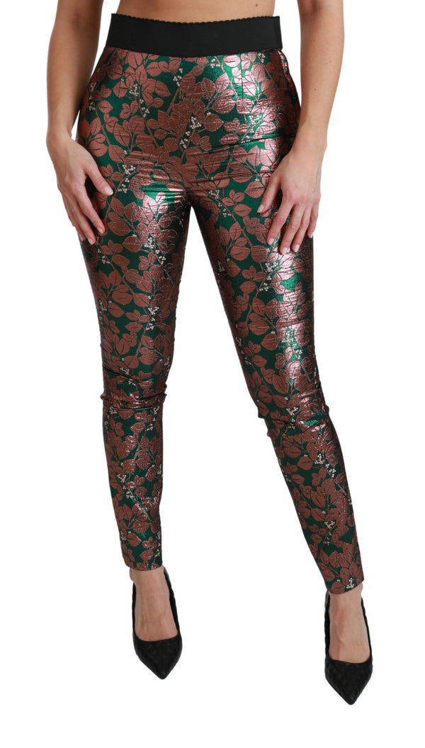 Dolce & Gabbana 100% Polyester leggings in bronze