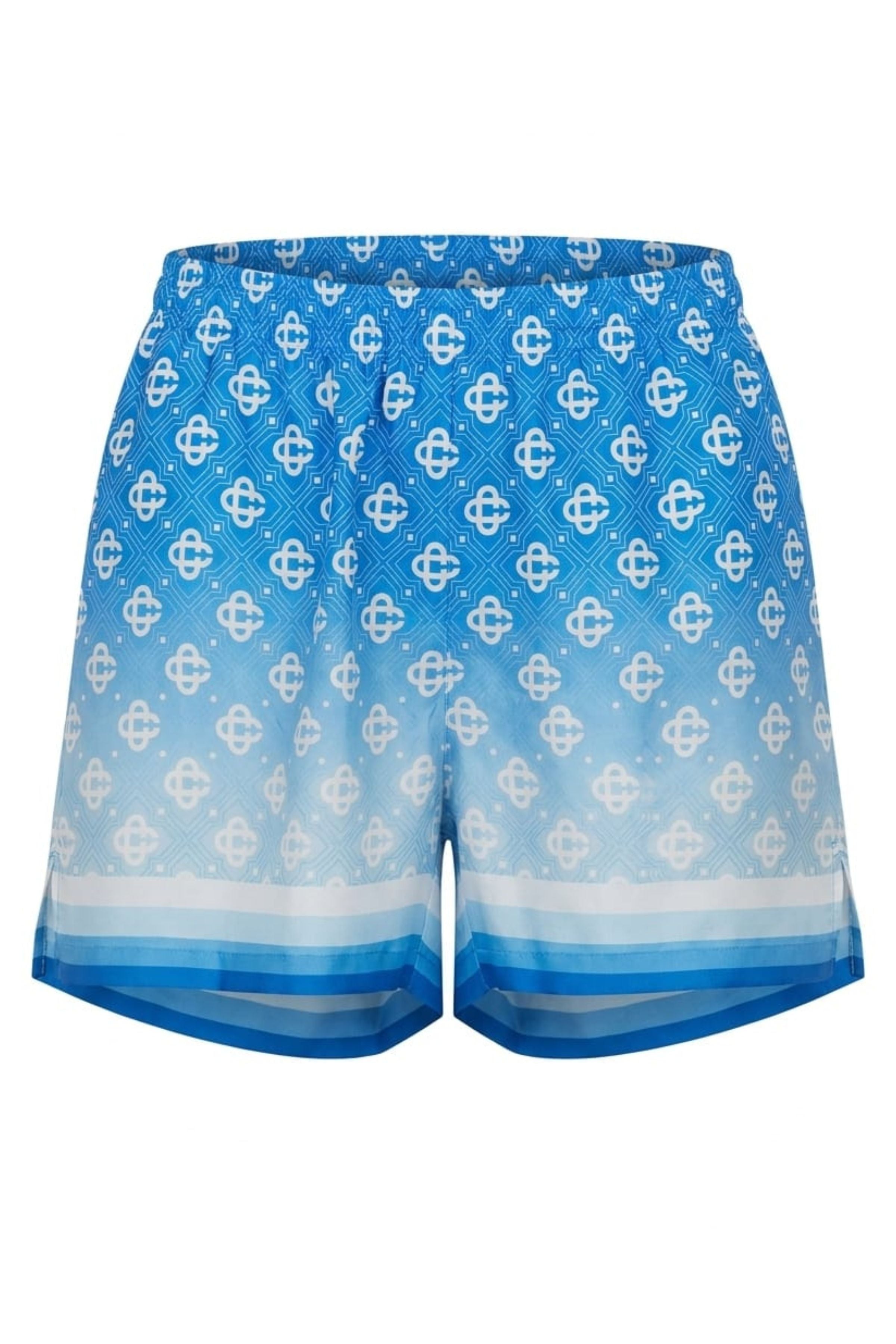 Silk Shorts Blue