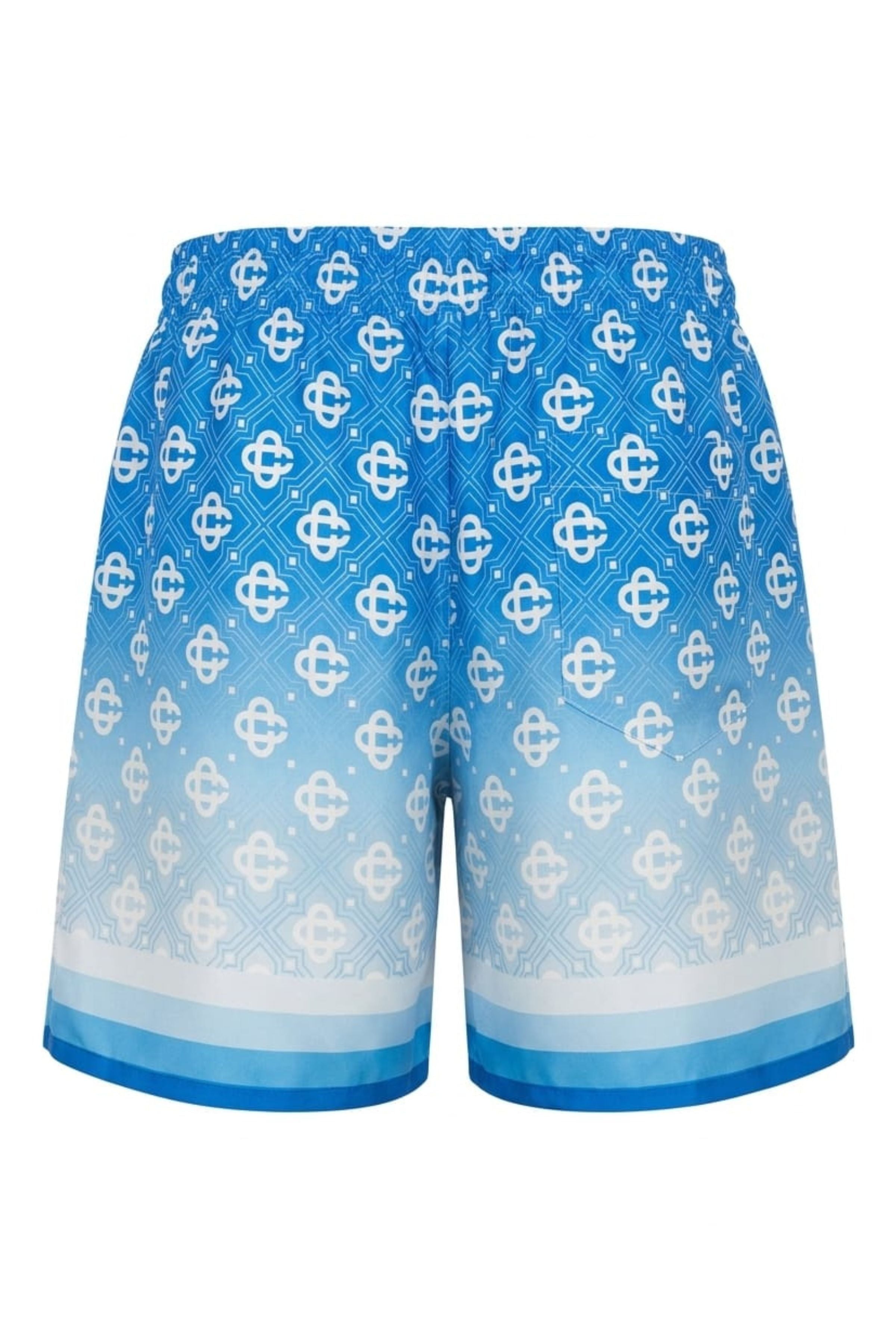 Silk Shorts Blue