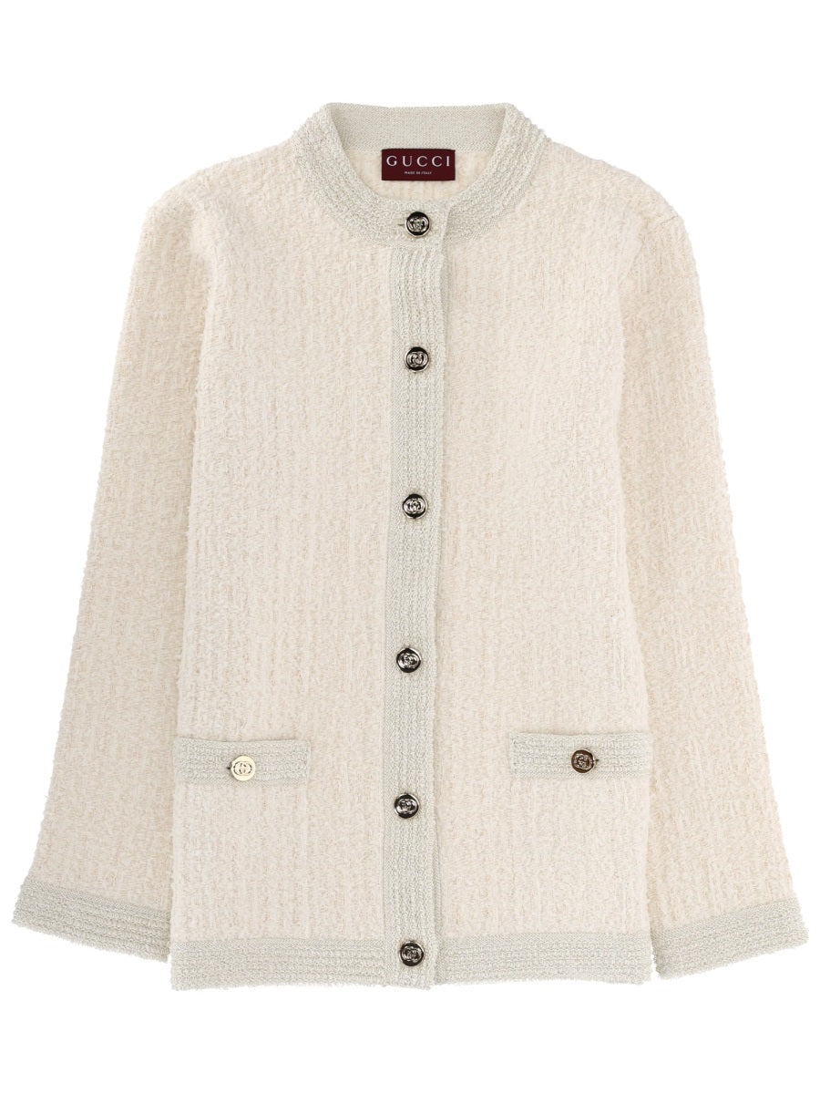 Wool Cardigan Ivory Jumpers