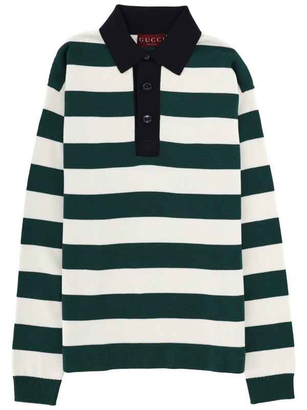 Silk Polo Shirt Green