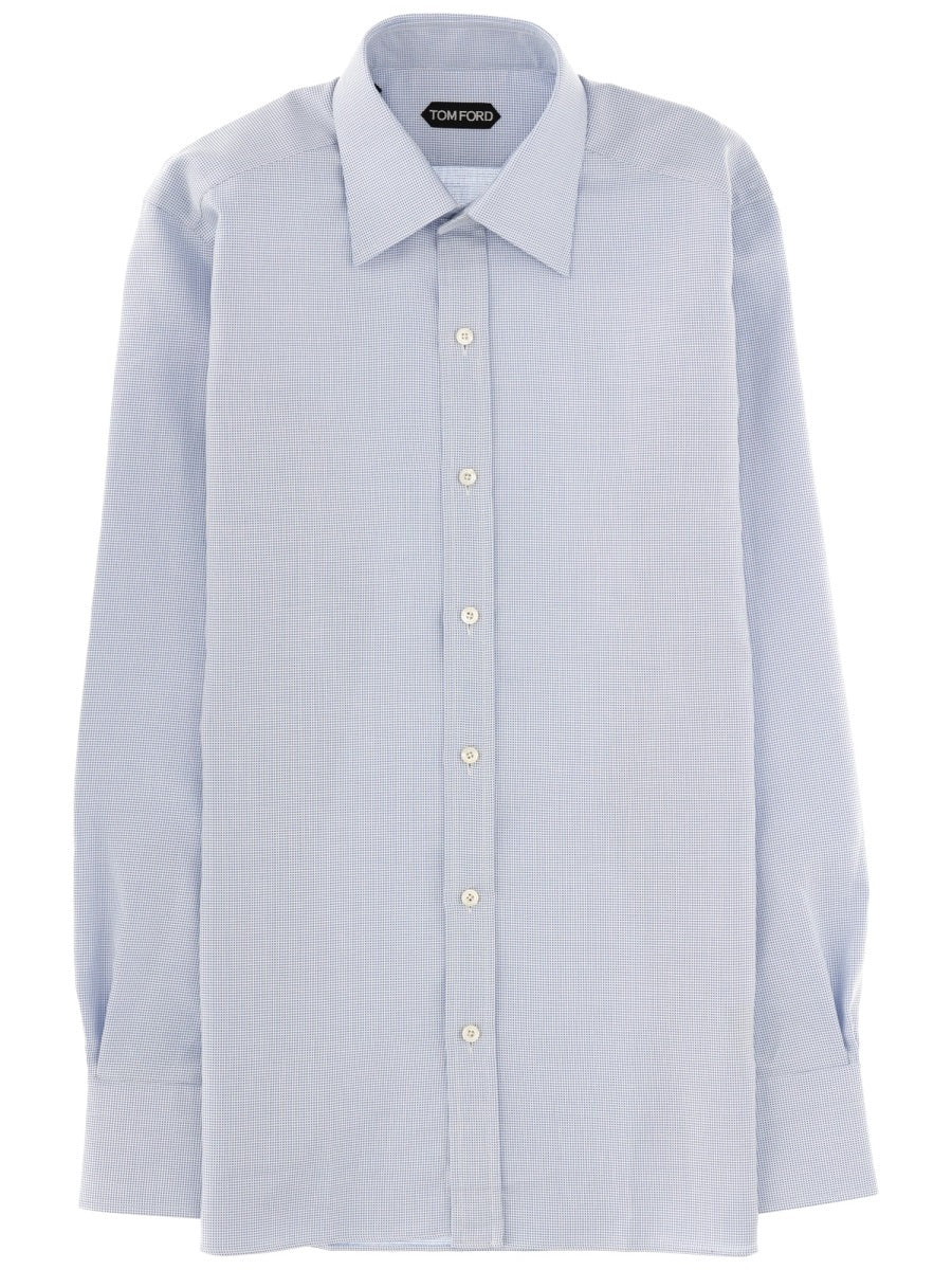 Shirt With Classic Collar Multicolour Cotton