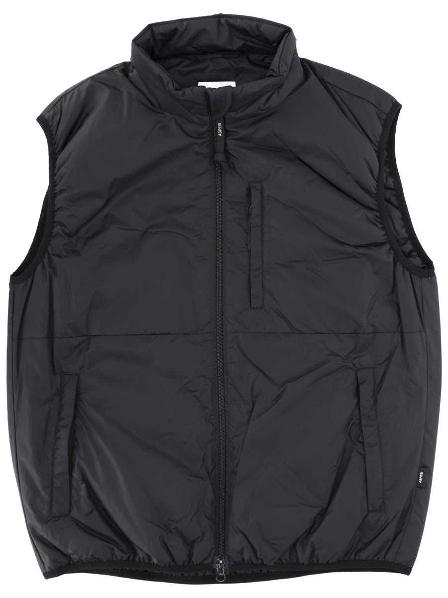 Black Vest Polyamide Waistcoats & Gilets