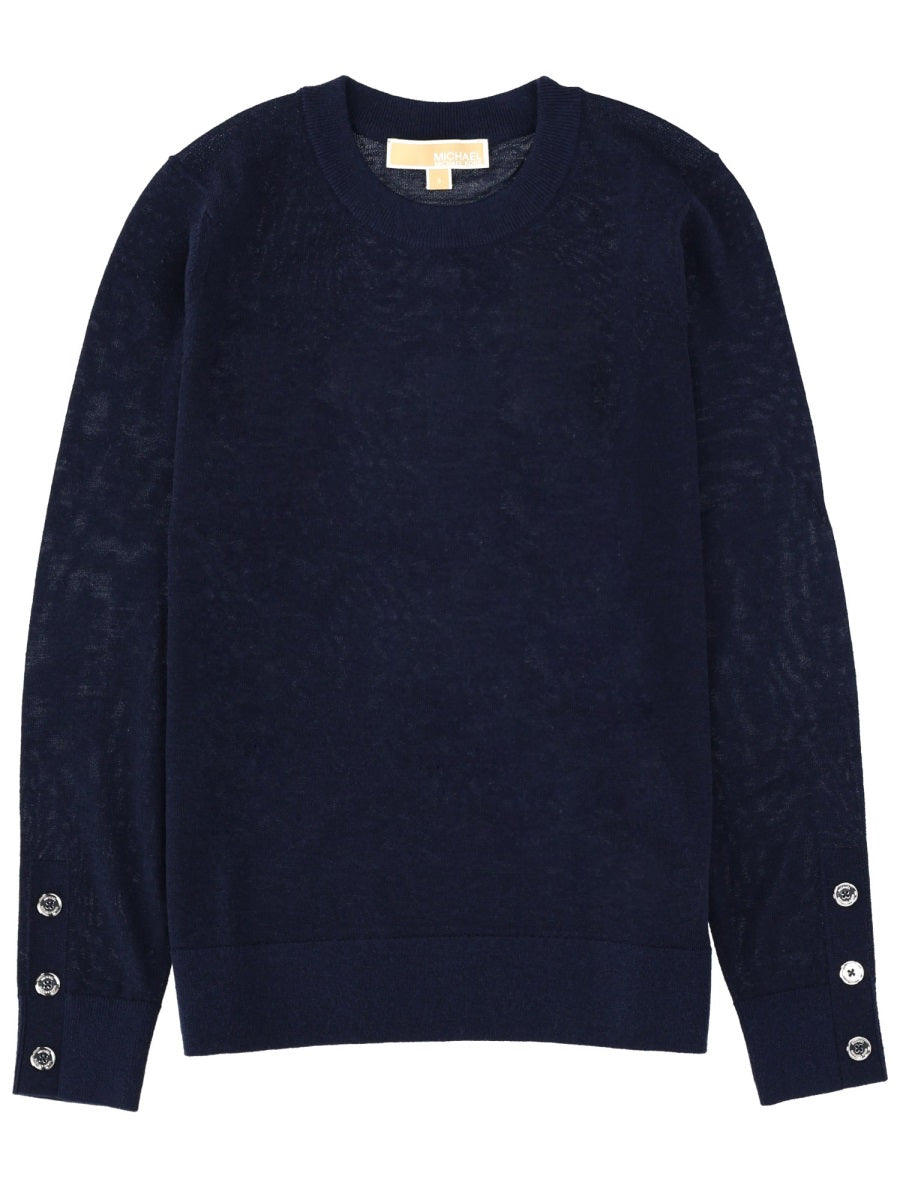 Wool Jersey Blue Merino Jumpers