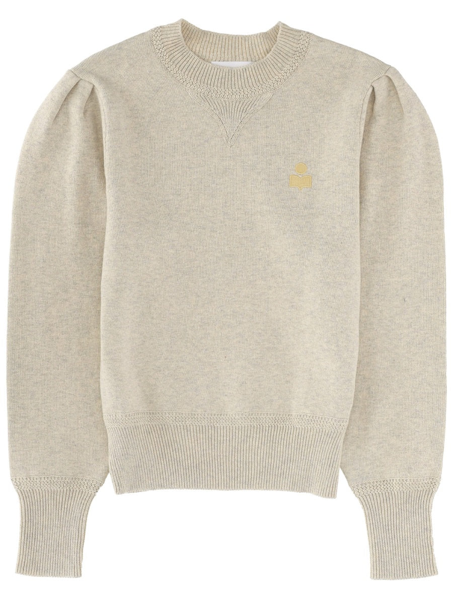 Kelayah Jersey Knit Jumper Beige Cotton Jumpers