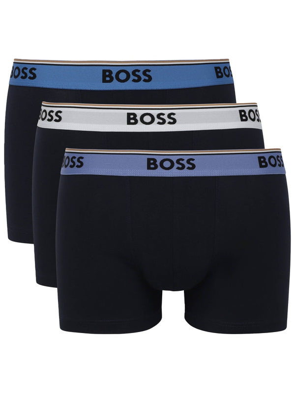 3-Pack Of Boxer Shorts Blue Cotton Underwear