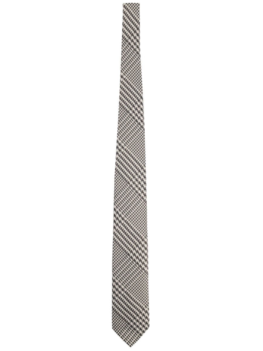 Printed Silk Tie Multicolour Ties & Bow