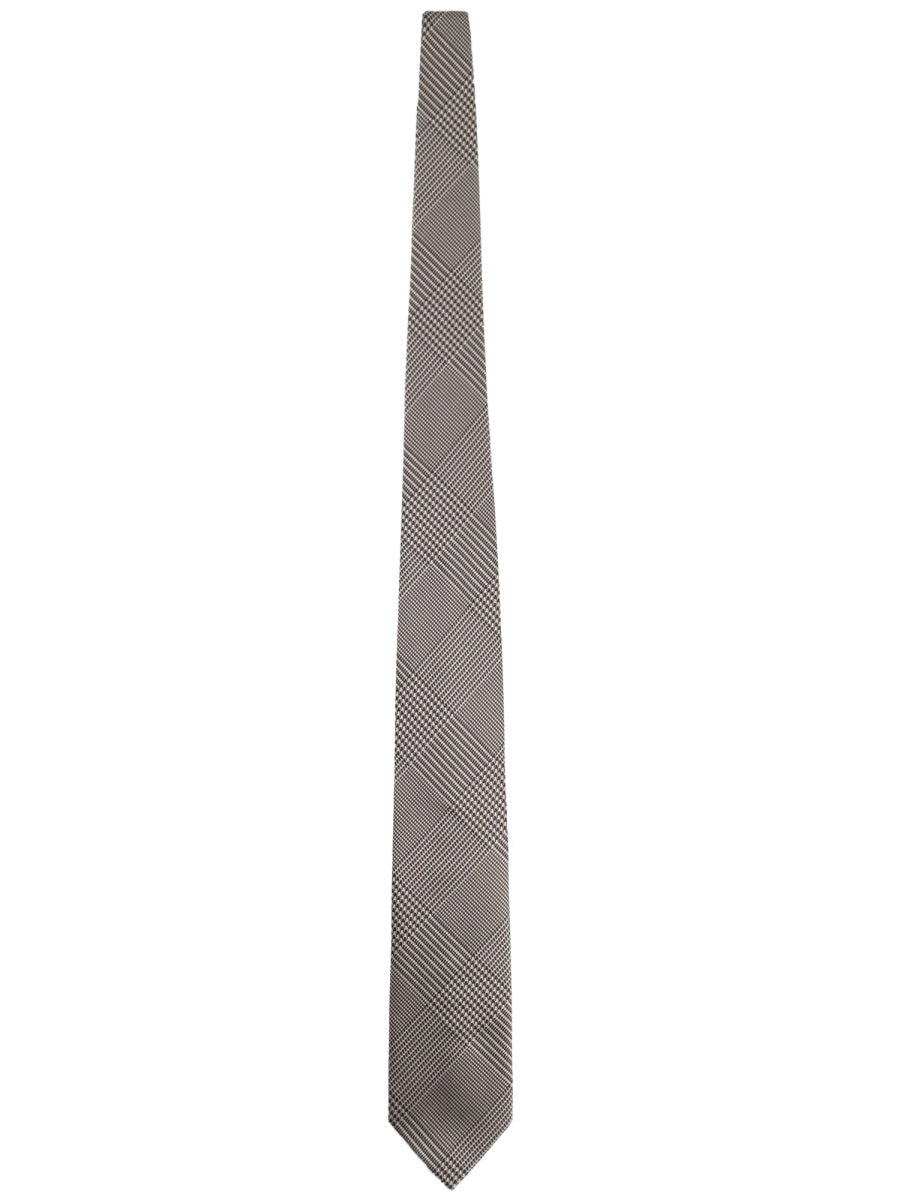 Printed Silk Tie Multicolour Ties & Bow