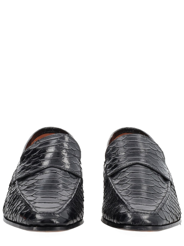 Leather Moccasin Vincent Black Loafers