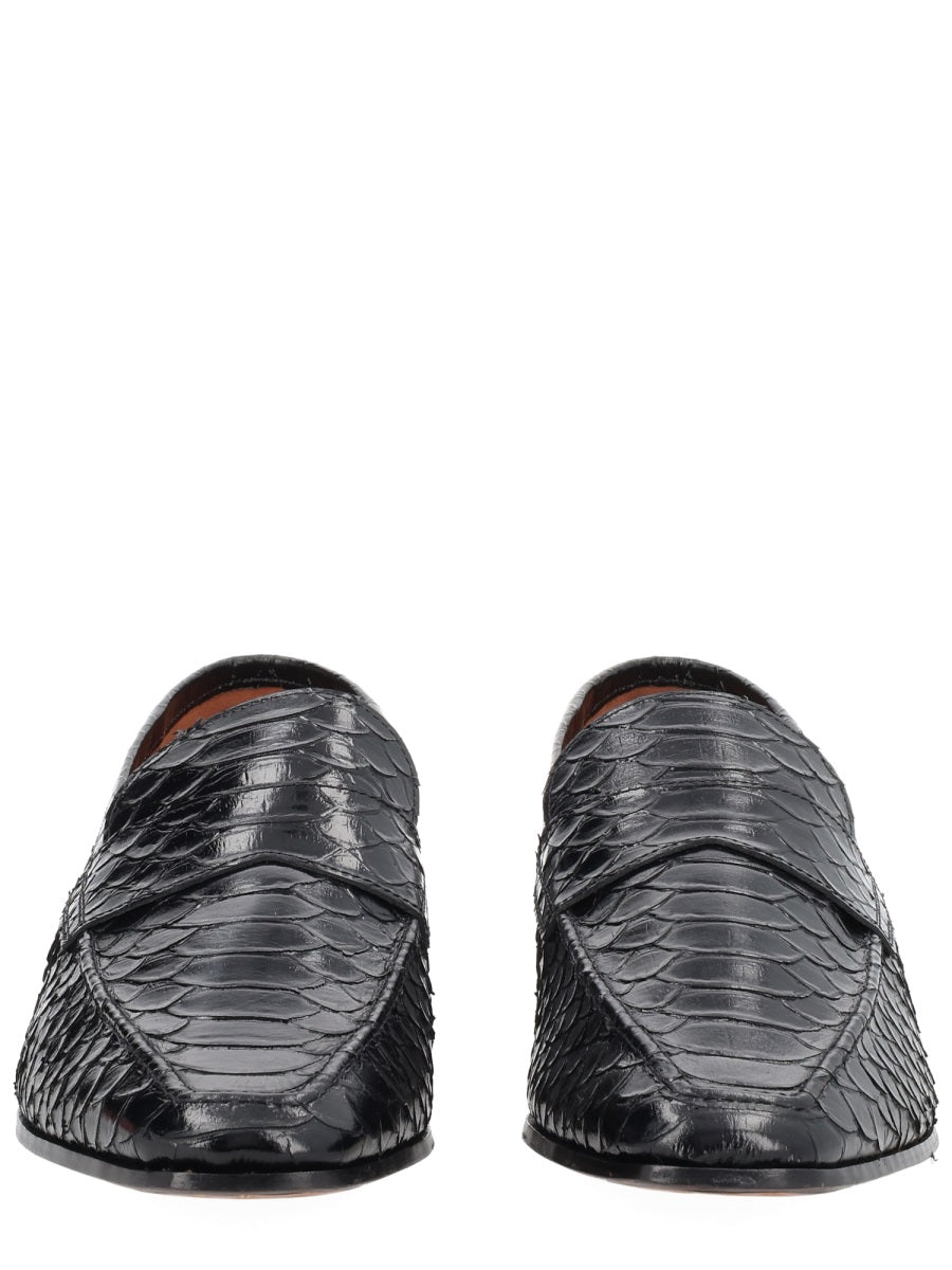 Leather Moccasin Vincent Black Loafers
