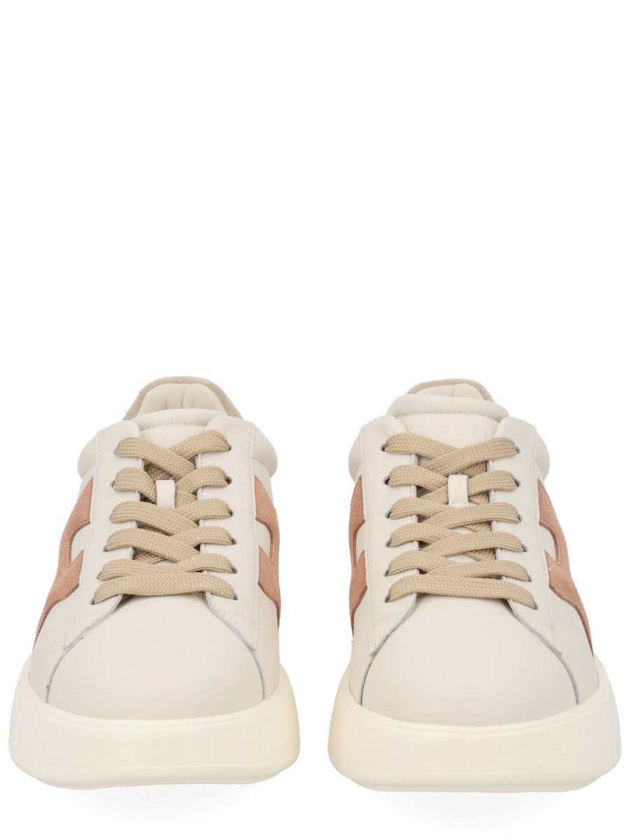 Leather Sneaker Multicolour Mutton (ovis Aries Aries) Trainers