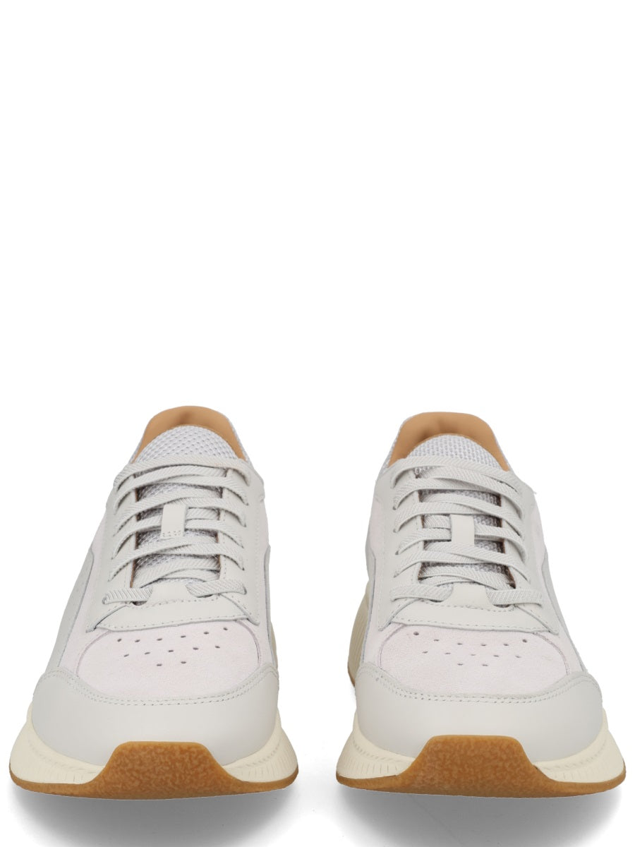 Leather Sneaker Grey Trainers