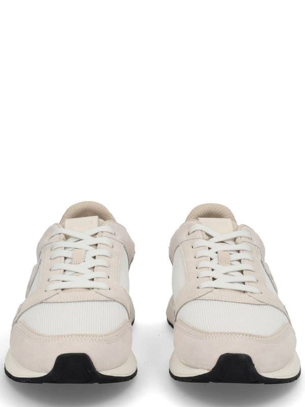Monogrammed Sneaker Powder Leather Trainers