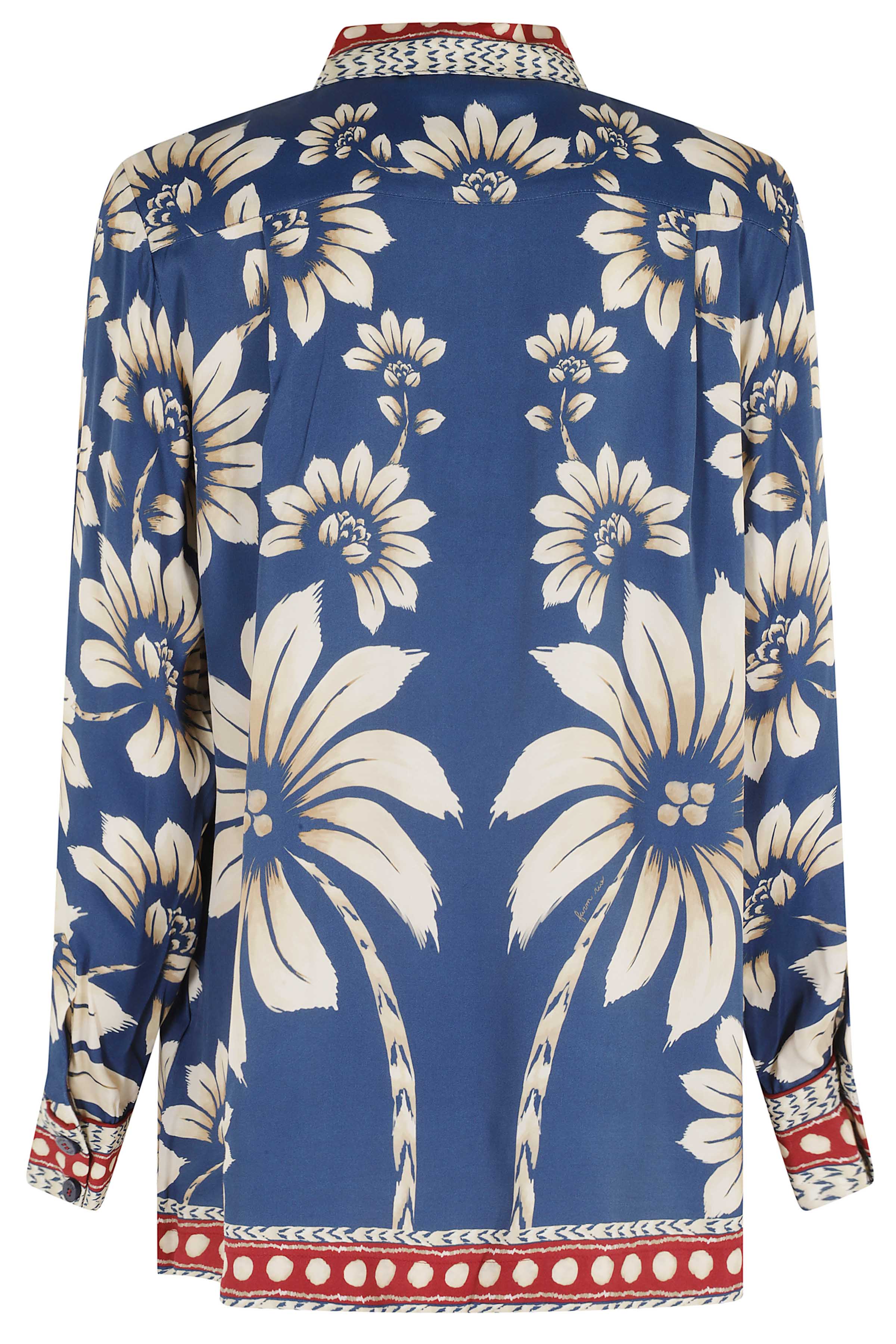 Luna Blue Pajama Shirt Camicia