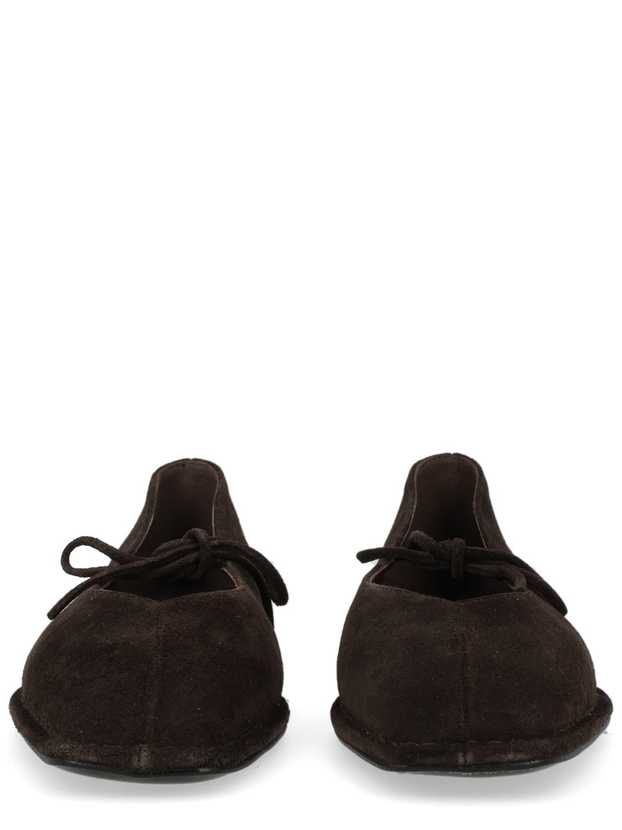 Ballet Flats Sway Brown Goat Leather