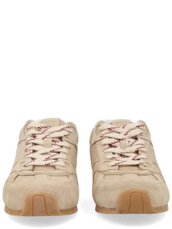 Sneakers Suede Dove Cow Leather Trainers