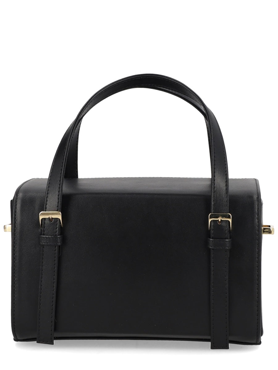 Mini Belmondo Bag Black Calf Leather Handbags